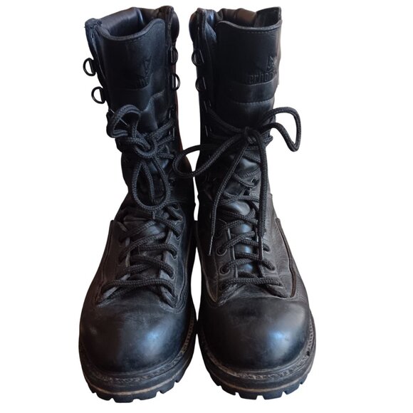 Mens 7.5 M Vintage Matterhorn 1949 Goretex Boots Combat Black Vibram Insulated - Picture 2 of 9